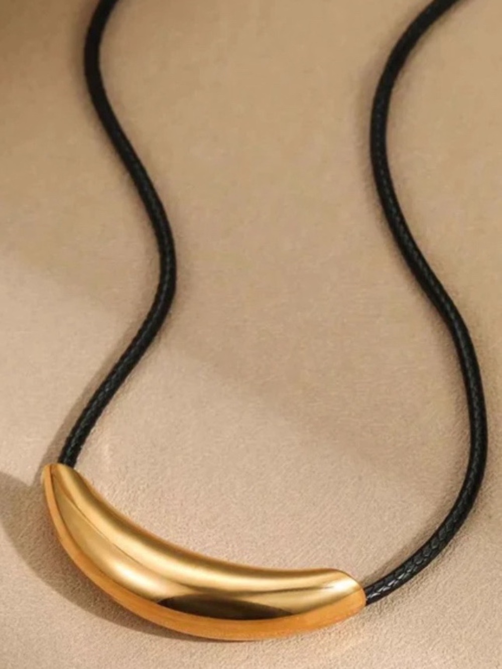 New Revolve Jenna Slider Geometric Necklace ~ Gold Plated Necklace - Picture 13 of 16